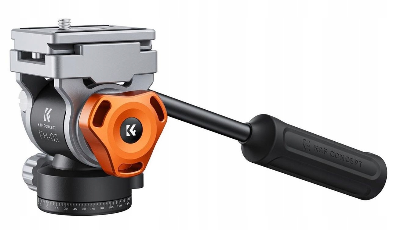 Olejová hlava Video Panoramatická K&f FH-03 5 kg Kov 1/4 3/8 Arca Swiss