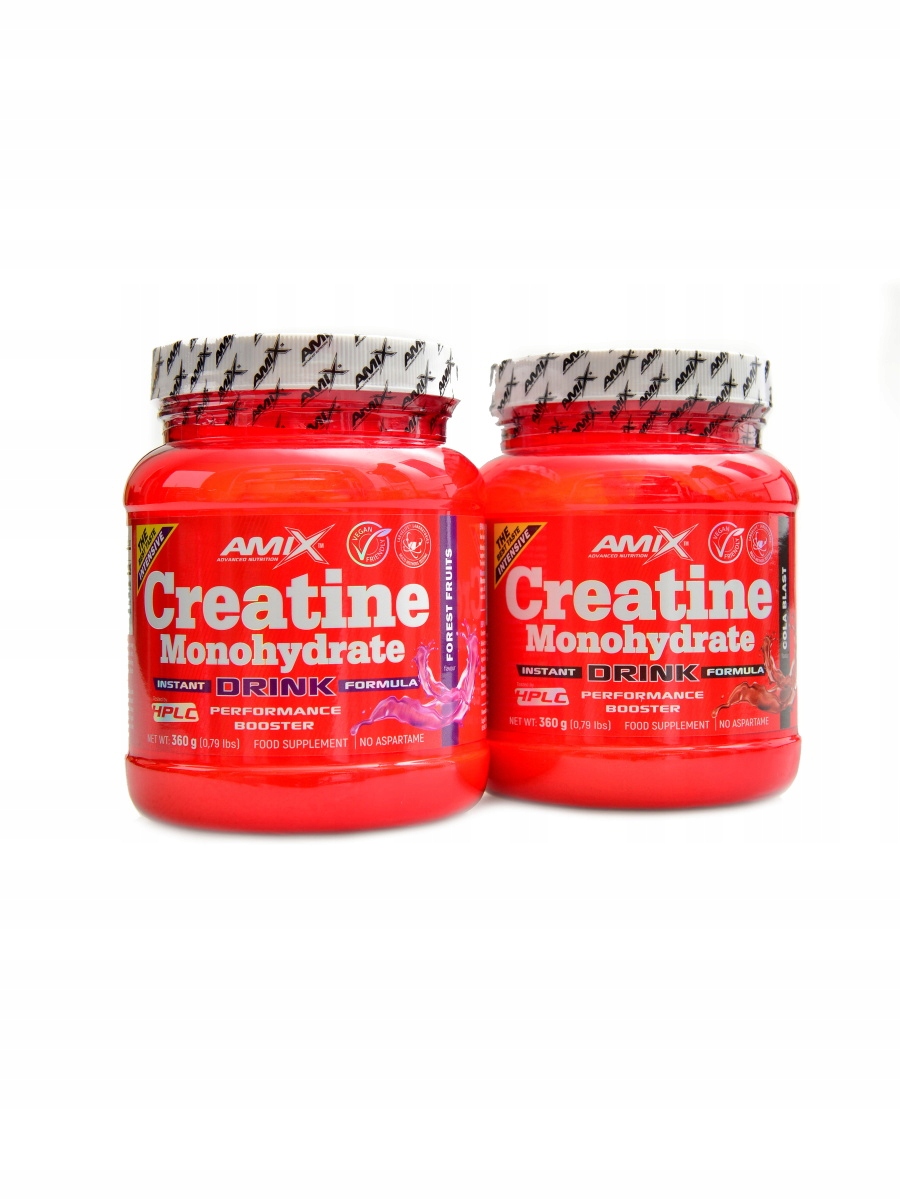 Amix Creatine monohydrate drink 2 x 360 g cola Duopack