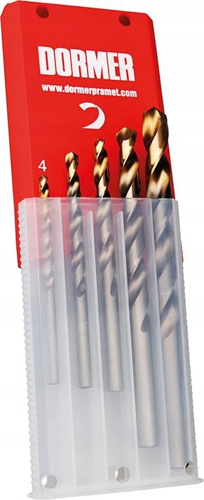 Sada spirálových vrtáků typ A002 (4/5/6/8/10 mm) 118G typ N 4xD 5-dílná