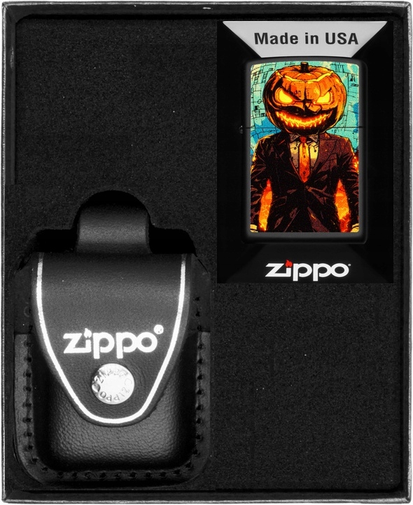 Sada Zippo Zapalovač Mister Pumpkin Design Dárkový No3