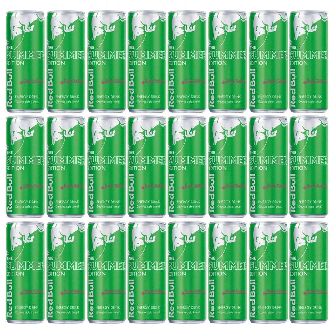 Red Bull Napój energetyczny Summer Cactus Napój 24x250ml puszka