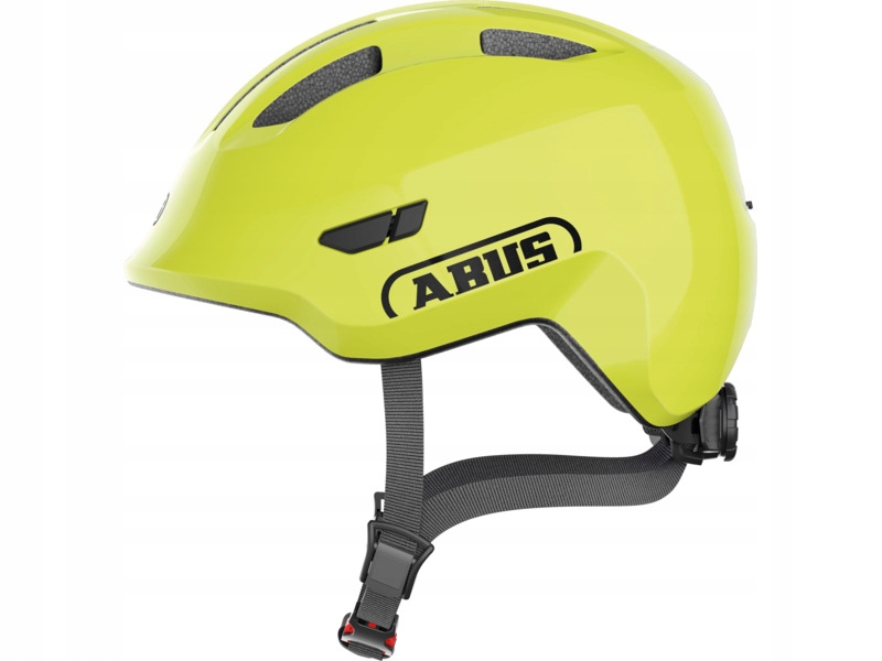 Kask rowerowy Abus Smiley 3.0 Shiny Żółty dla Dzieci (rozmiar S)
