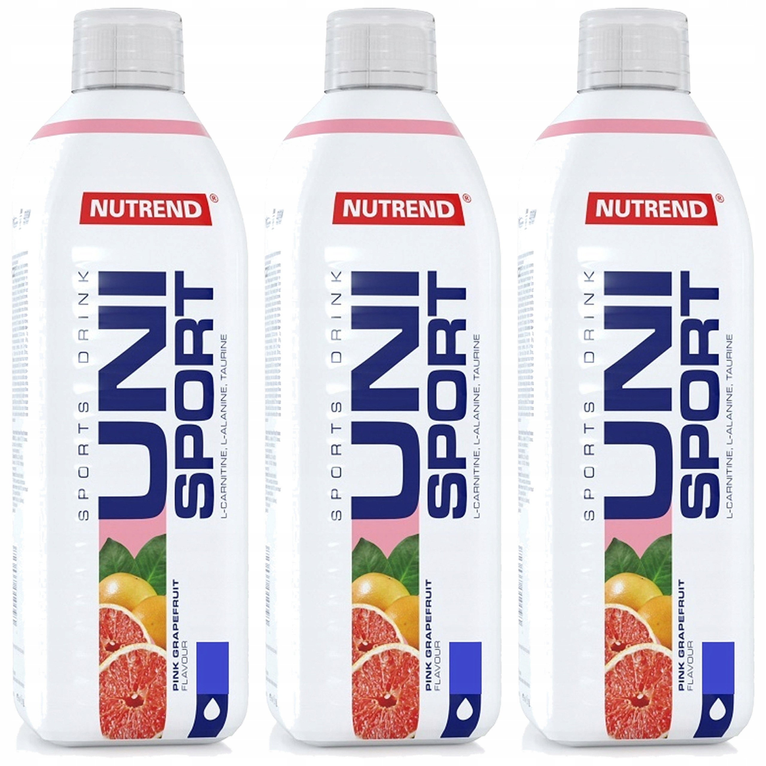 3x Isotonický Nápoj Regenerace Hydratace Re-ge UNISport 1000 ml Nutrend