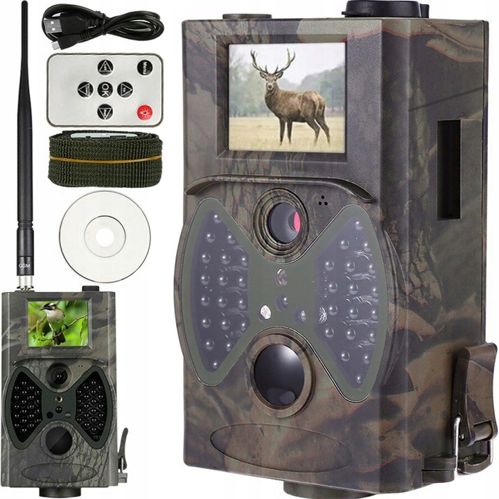 

Kamera Leśna HC300M Fotopułapka 1080p Moduł Gsm