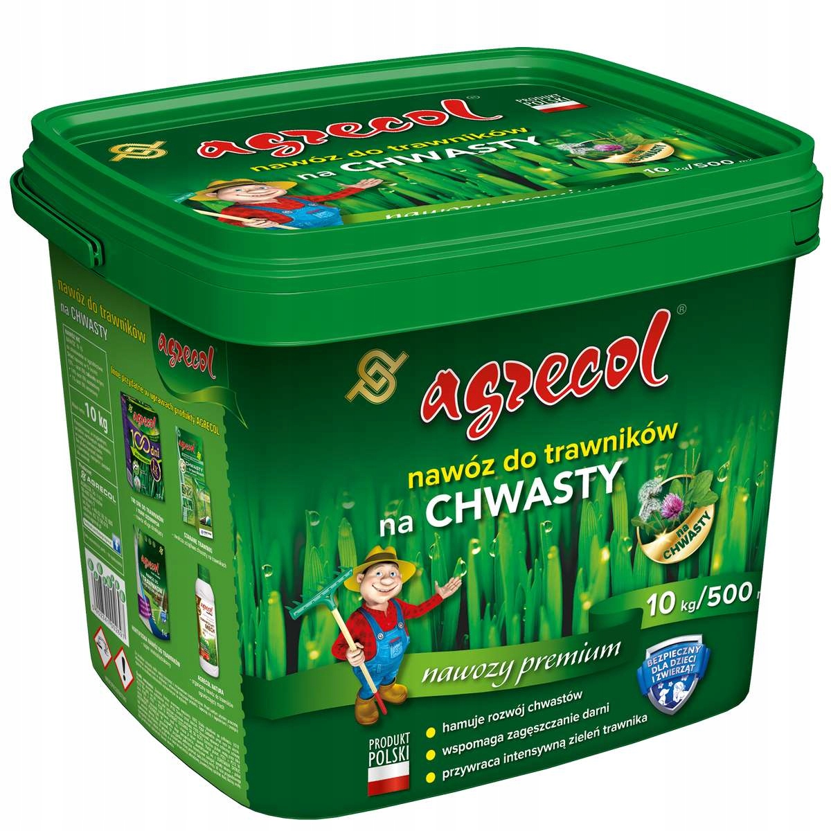 Nawóz do trawników zachwaszczonych 10 kg Agrecol Agrecol