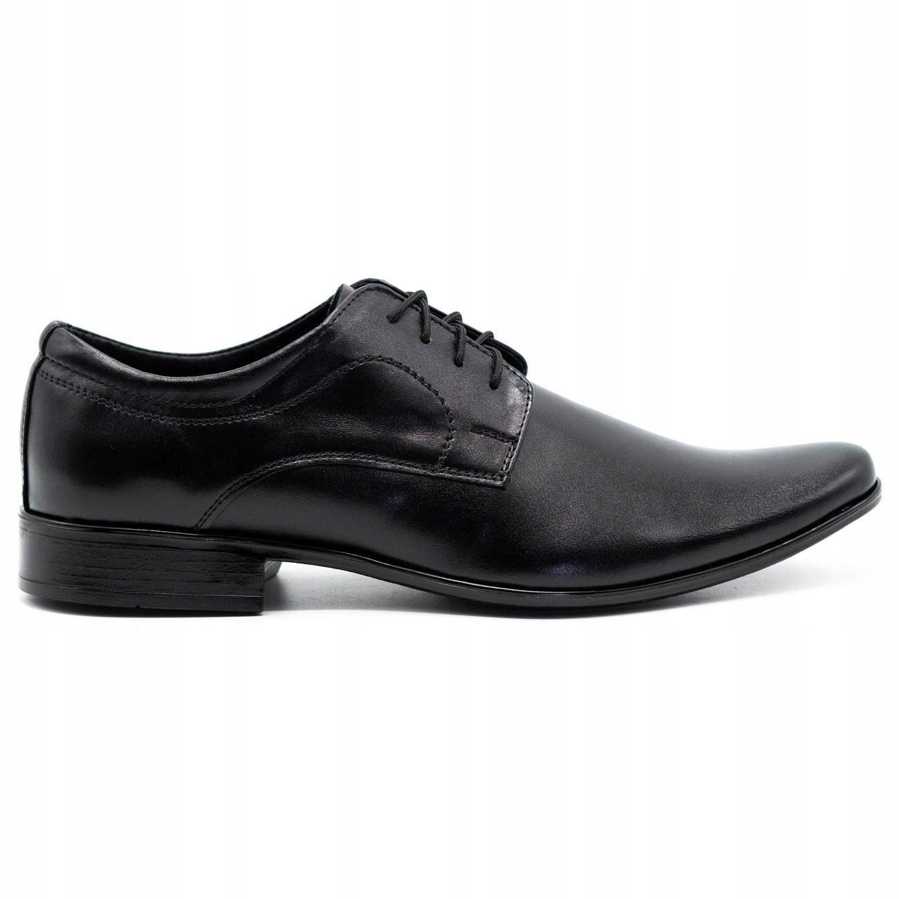 

Czarne Skóra naturalna Buty Półbuty Lukas r.48