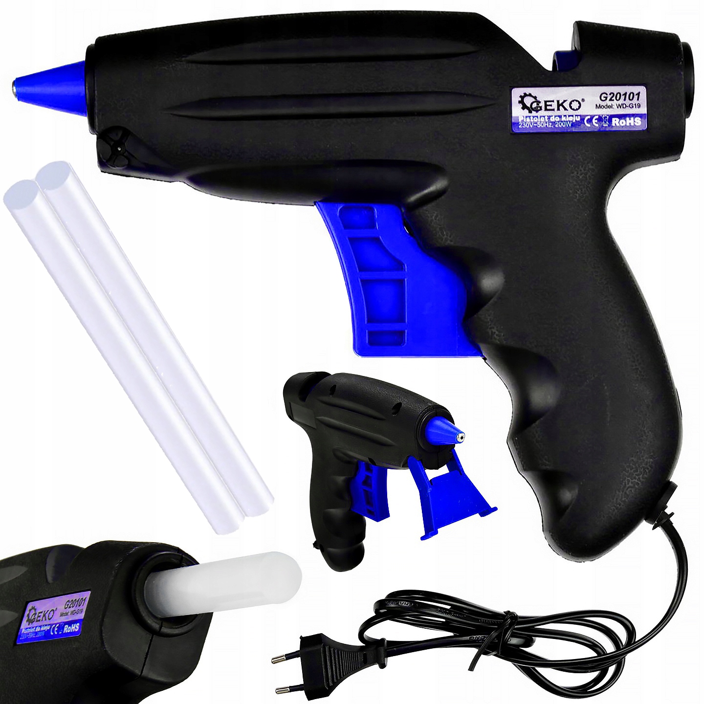 

Pistolet Do Klejenia Kleju Na Gorąco 200W + Klej