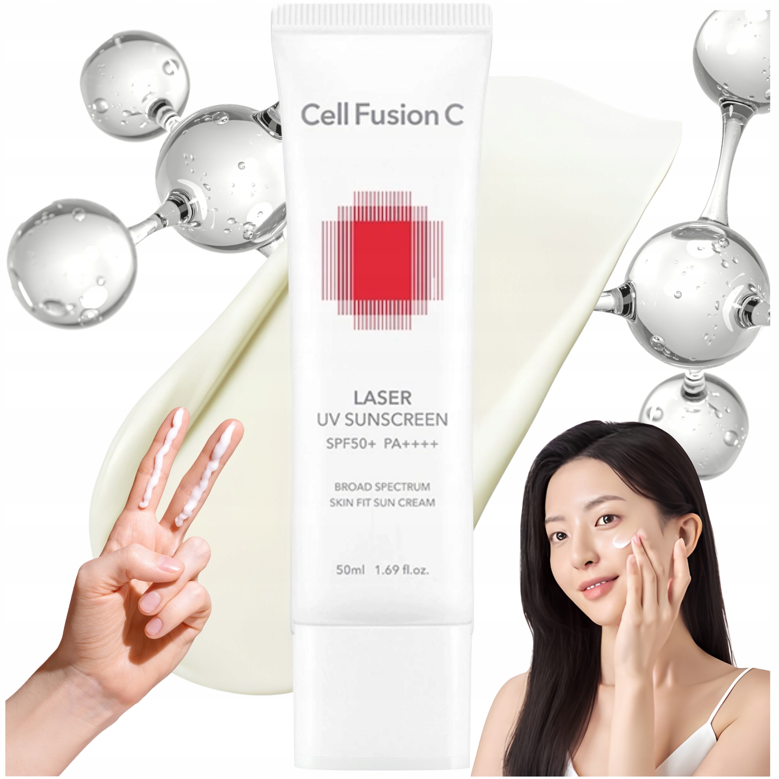 Cell Fusion C Krem Przeciwsłoneczny Laser Uv Sunscreen Spf 50+ 50ml