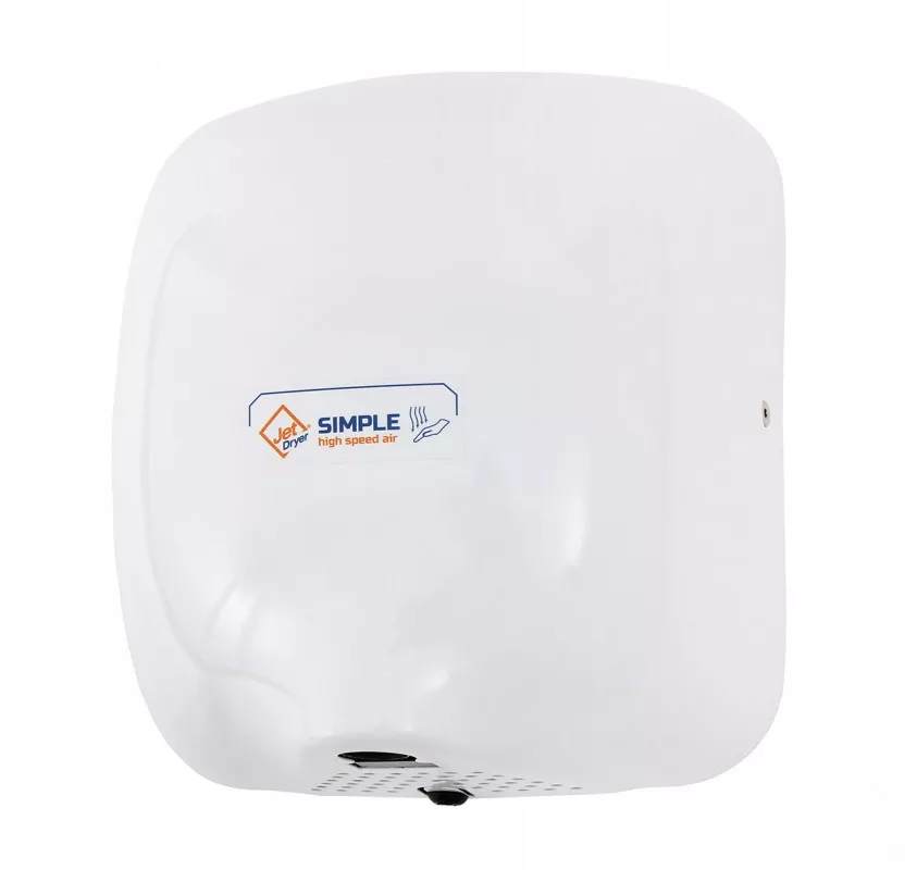 Horkovzdušný vysoušeč rukou Jet Dryer Simple Bílý kov