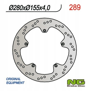 Ng Predná Brzdová Kotúčka Aprilia Rs 50, Yamaha Tzr 50 (280x155x4)