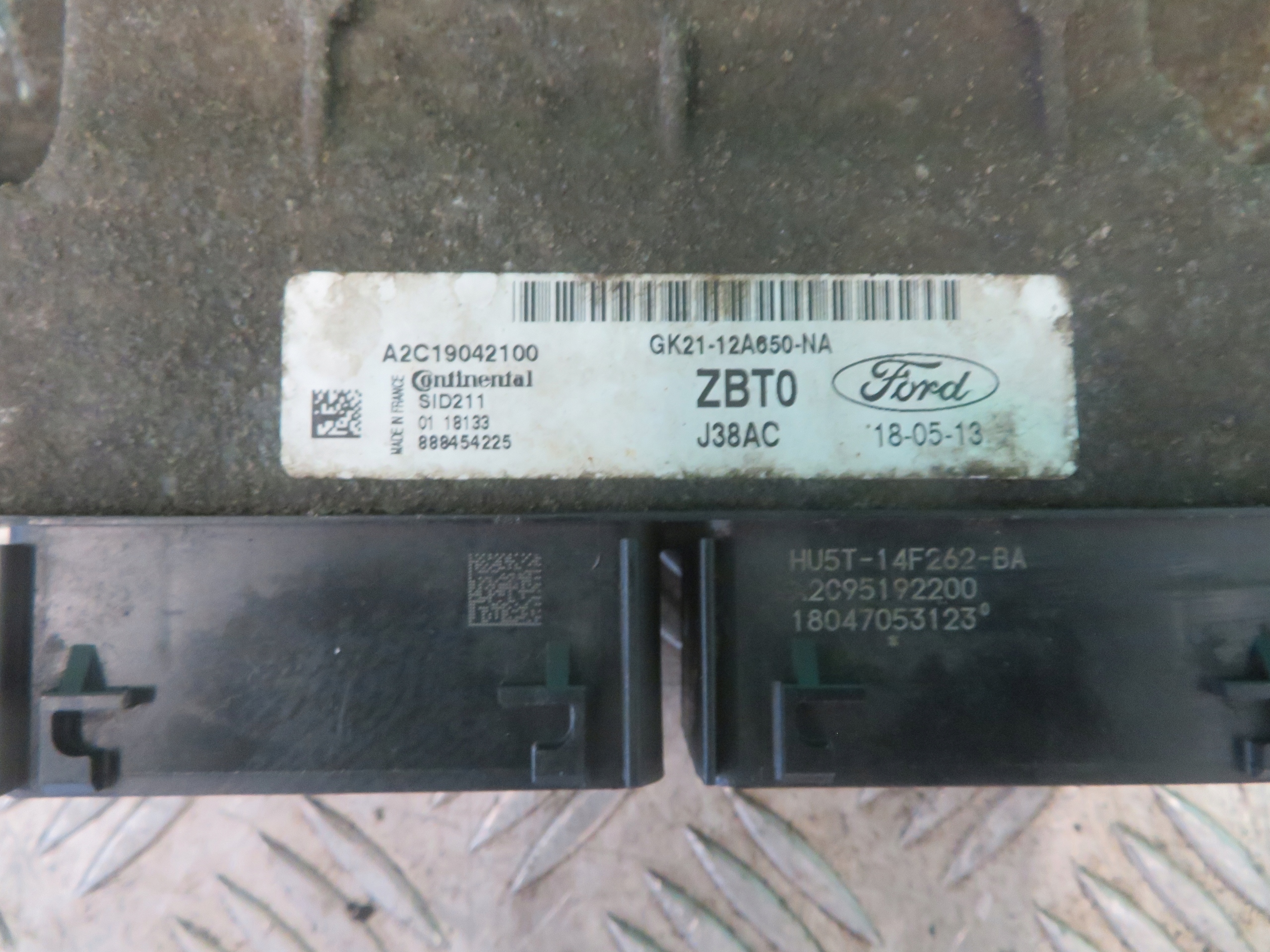computer control unit of the engine FORD TRANSIT CUSTOM 2.0 18R GK21-12A650-CA