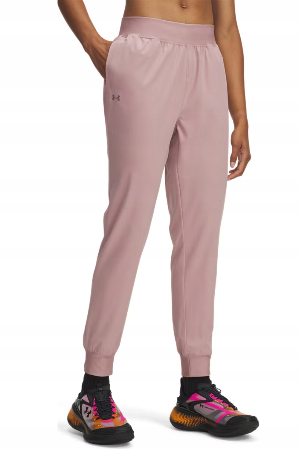 Damskie spodnie treningowe Under Armour sportowe r. L