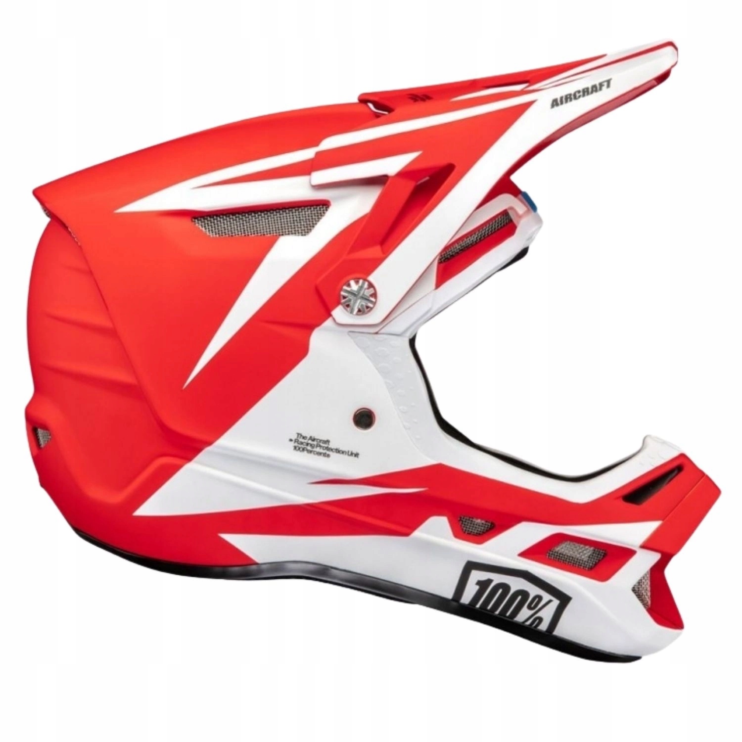 Cyklistická přilba 10% Status Aircraft full face enduro s kšiltem vel. M 57-58 cm