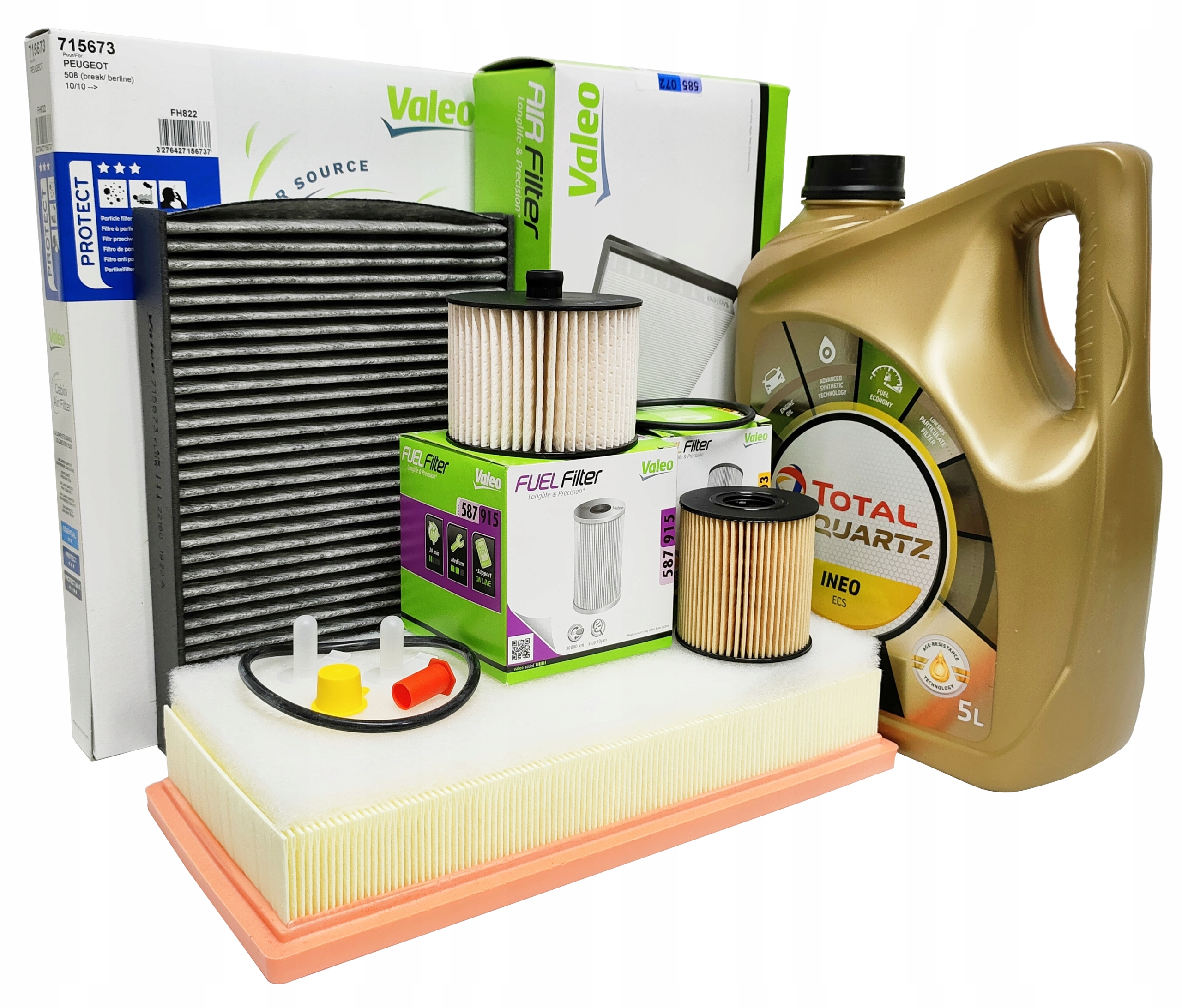 

Filtry Total 5W30 5L. Peugeot 508 2.0 Hdi 140 Km