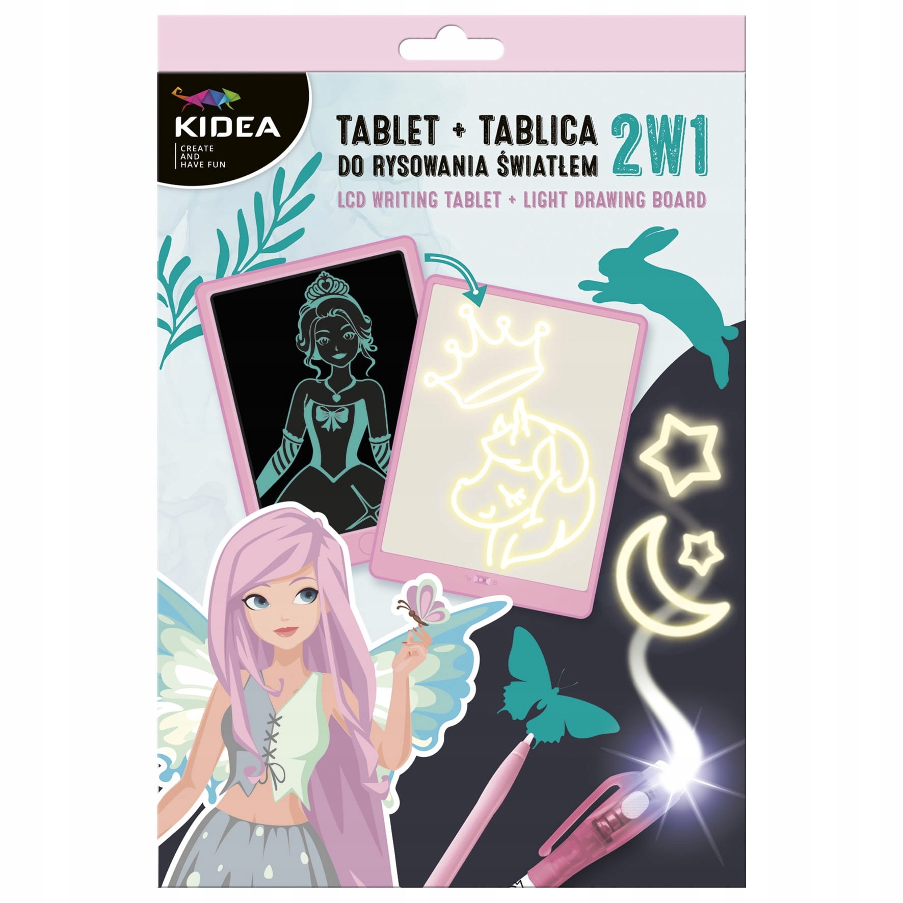 

Tablet tablica do rysowania światłem Księżniczki