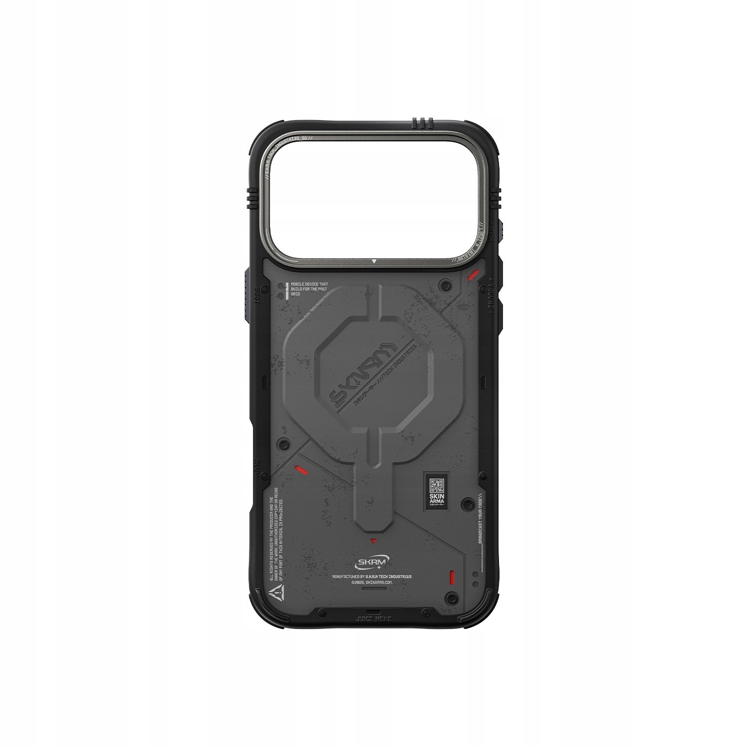 Skinarma Vigor Mag-Charge ochranný kryt na iPhone 17 Pro, Charcoal