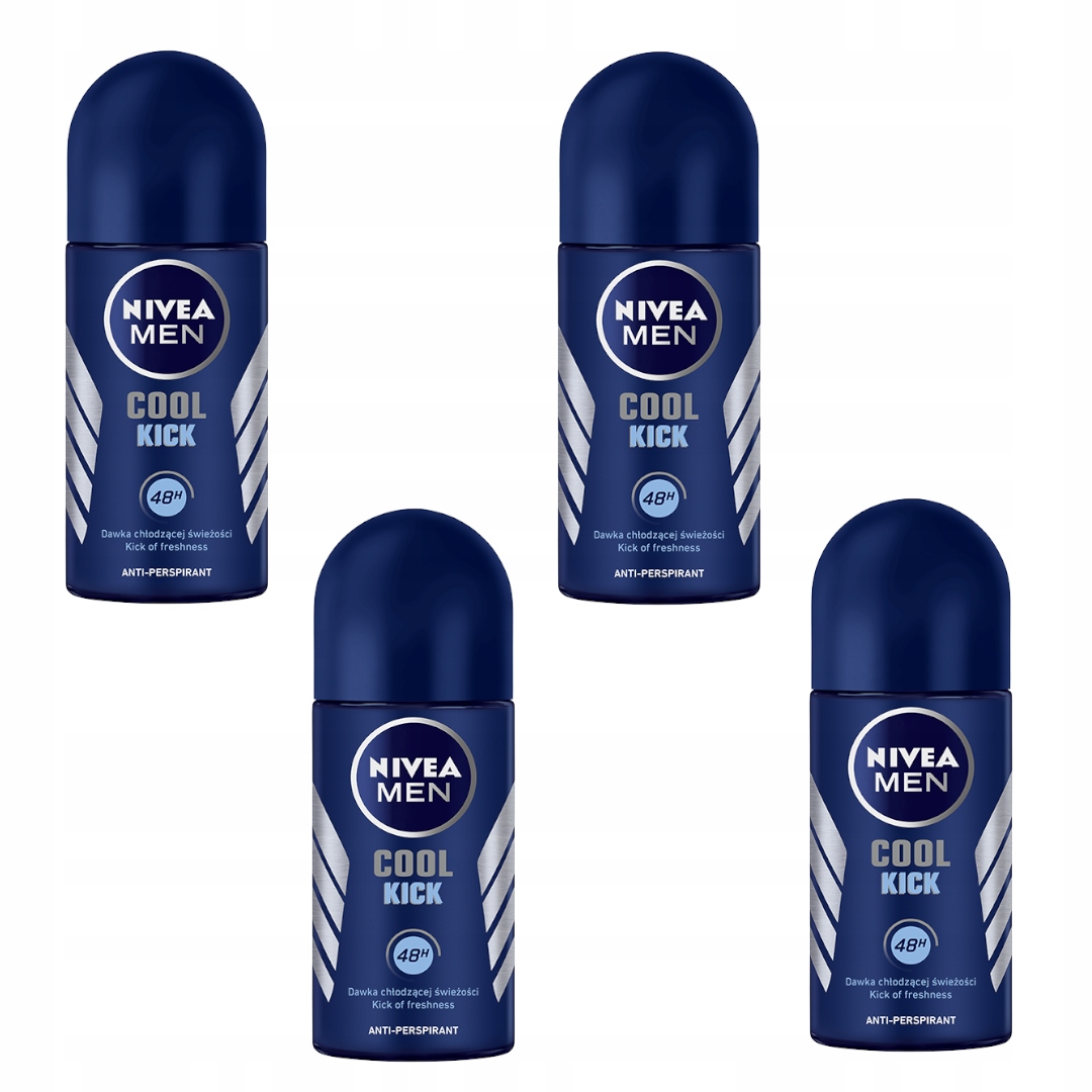 

Antyperspirant męski Nivea Men Cool Kick 4szt