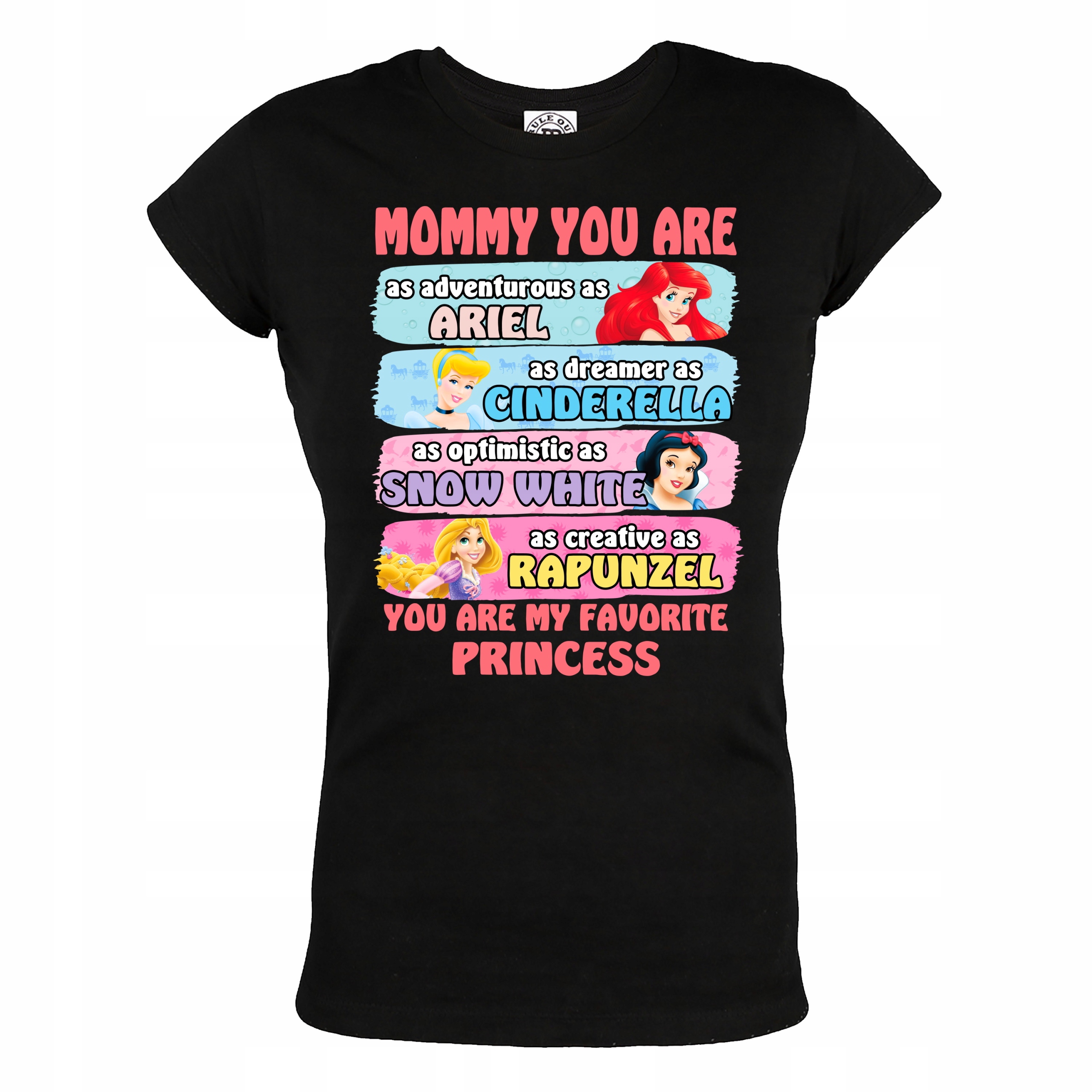 

Damska Koszulka Na Dzień Mamy Księżniczka Mama