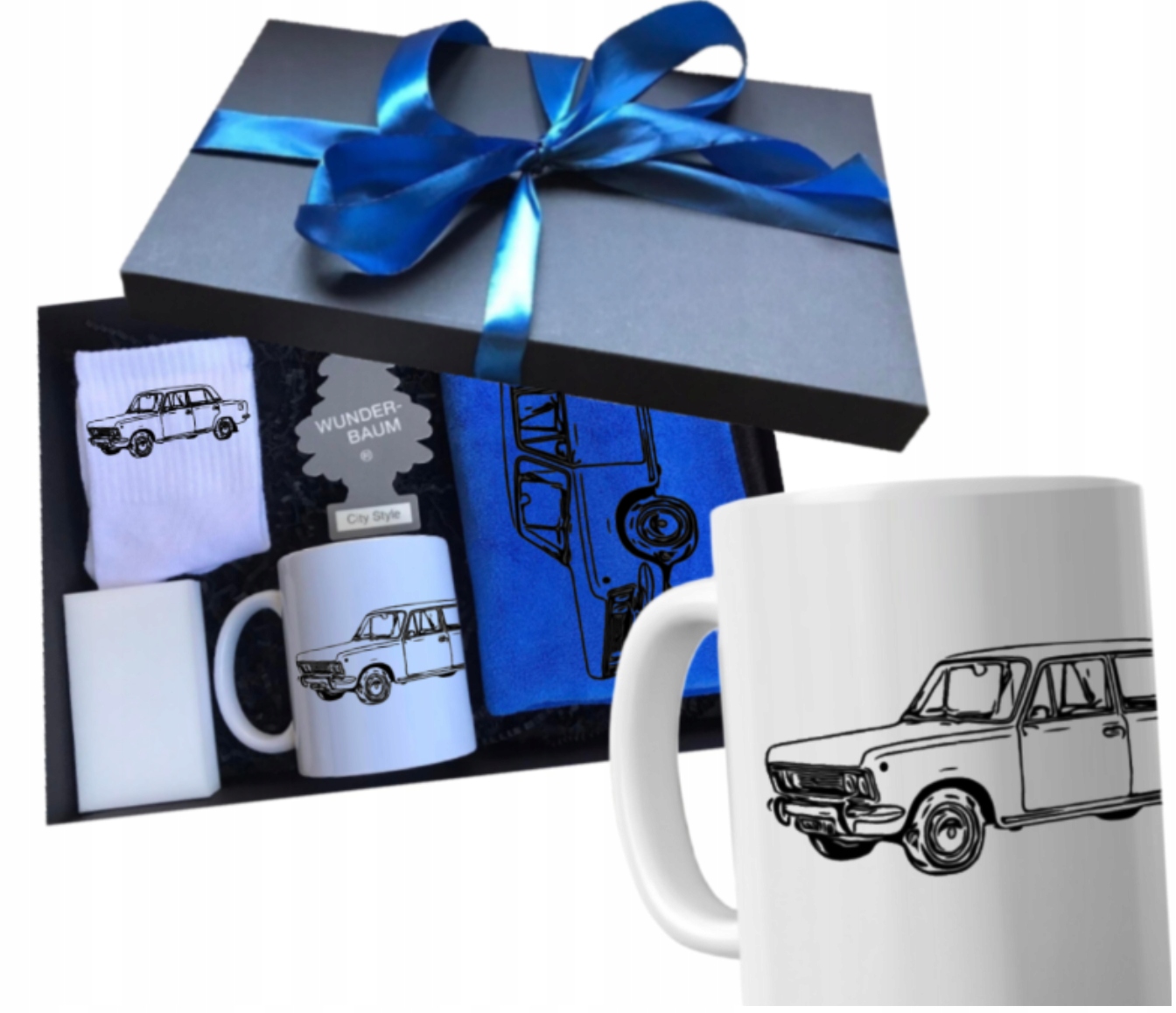 Sada hrnků dárek k narozeninám a jmeninám Velký Fiat 125P