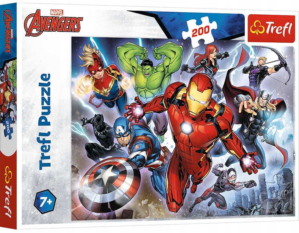 

Trefl Puzzle 200 El Avangers Waleczni Avengersi