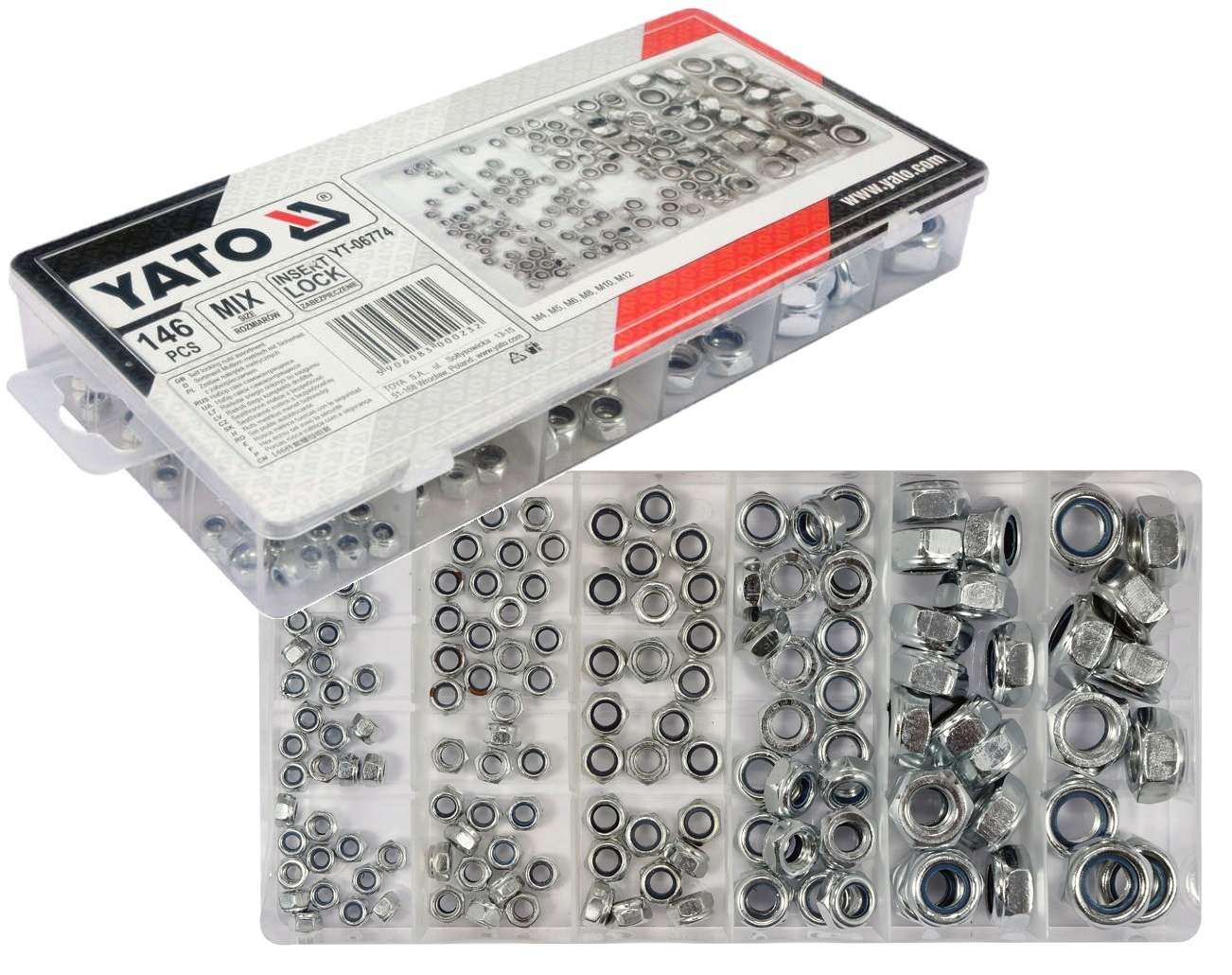 

Nakrętki Metryczne Samokontrujące Yato YT-06774