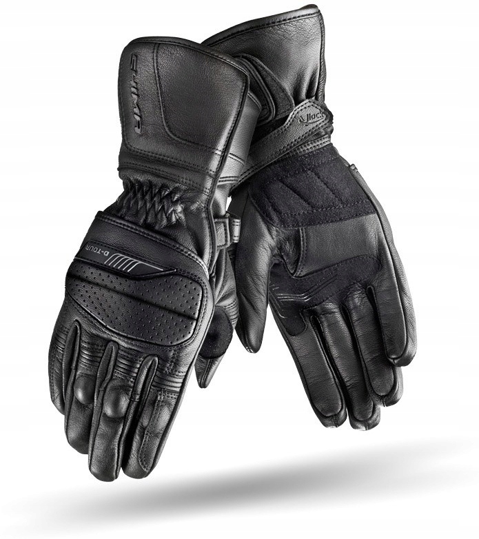 Pánske Kožené Rukavice Shima D-Tour, čierne, dlhé, veľkosť M