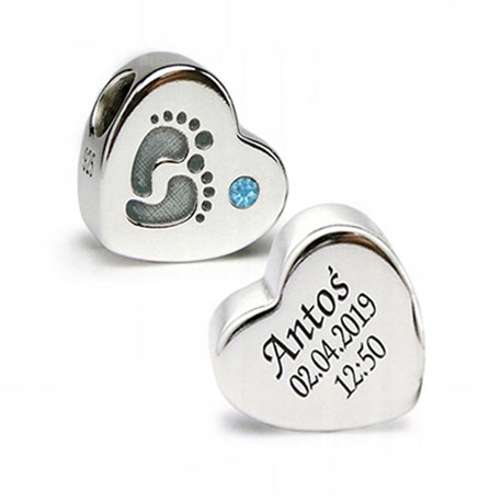 

Charms srebro 925 koralik dla Mamy Twój Grawer