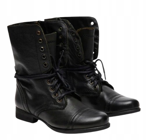 Steve Madden Dámské Kotníkové Boty Černá Kůže 40 Žtf