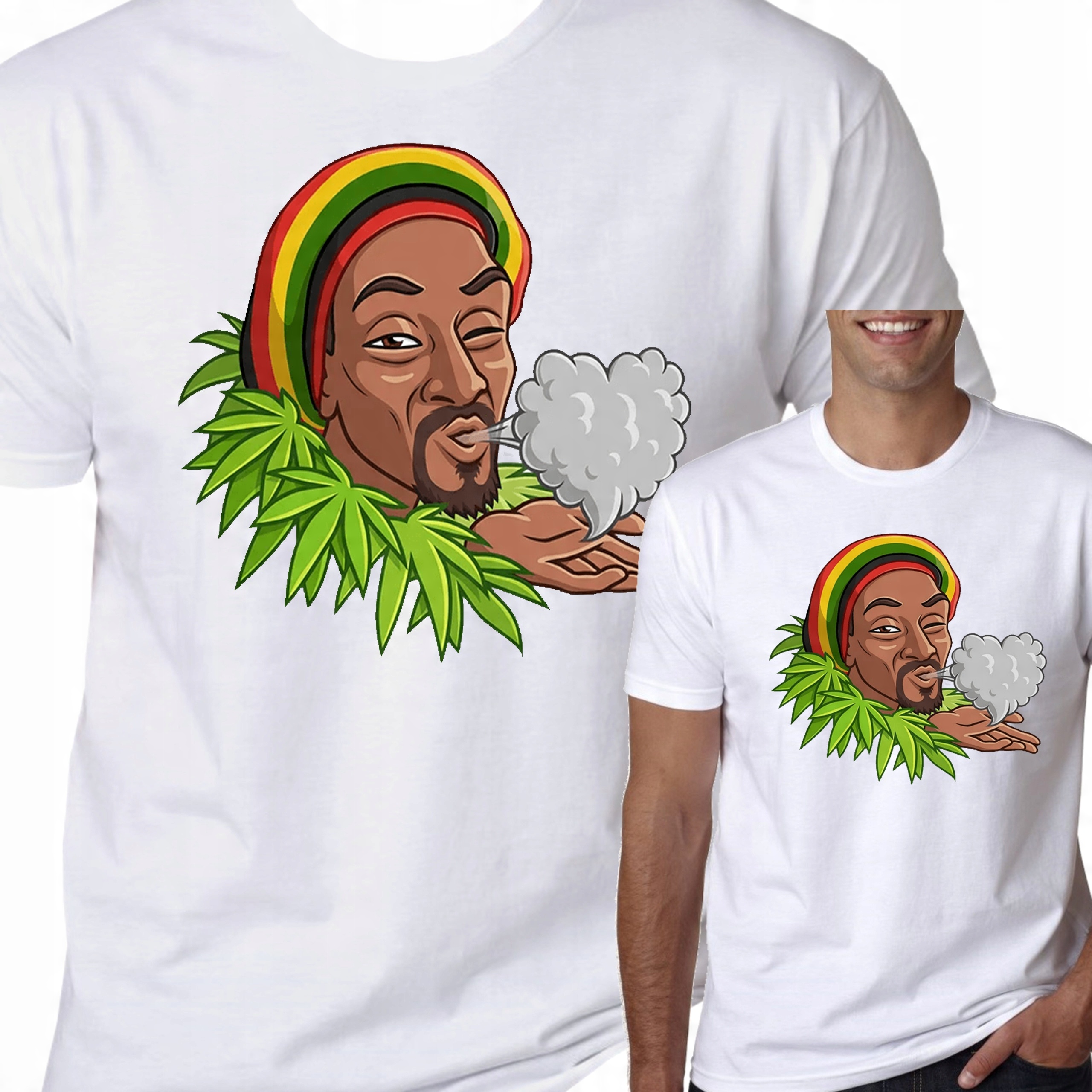 

T-Shirt Koszulka Snoop Dog Ganja Rasta M 0876