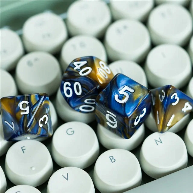 POŻAR NA MORZU ZESTAW 7 KOŚCI KOSTEK RPG EAN (GTIN) 5904870412152