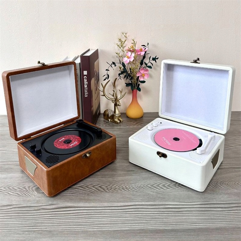 RETRO ODTWARZACZ PRZENOŚNY CD GŁOŚNIK BLUETOOTH Rodzaj jednopłytowy