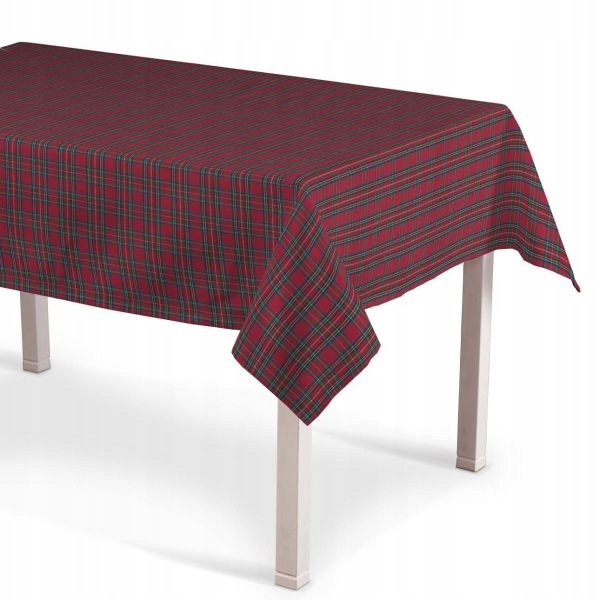 

Dekoria Świąteczny Obrus czerwona kratka 130x210