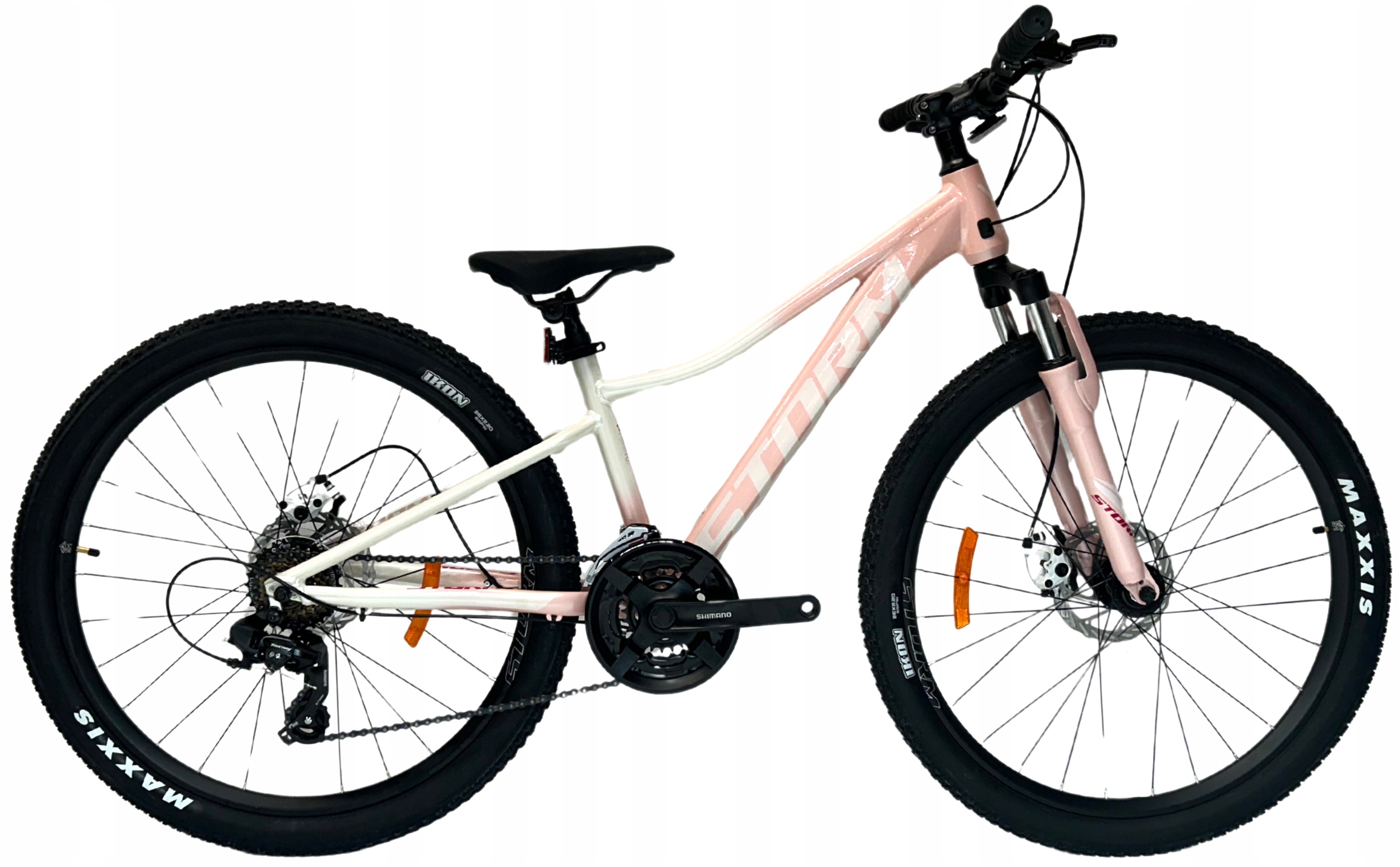 Rower Górski Mtb Storm Queen 2D 13 26 pudrowy róż perła 2026
