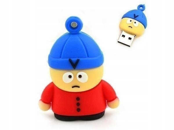 Pendrive Usb Gyors Flash Drive Ultra Memória Ajándék Kulcstartó Cartman 16GB