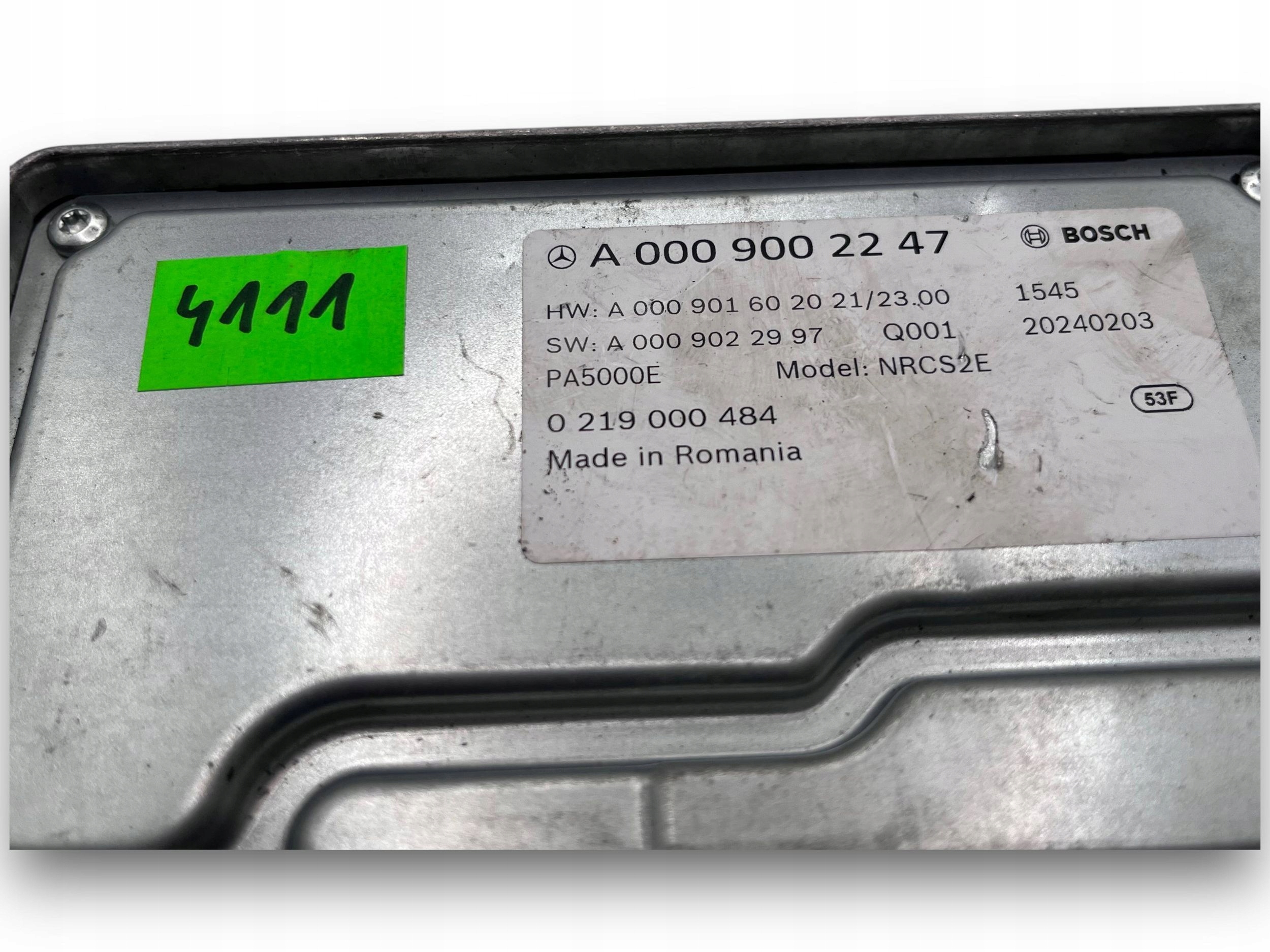 Mercedes-Benz W247 modulo Centralina parcheggio A0009002247 $J