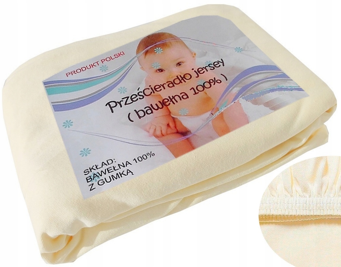 

Prześcieradło jersey 70x140 140x70 EKO-paczka