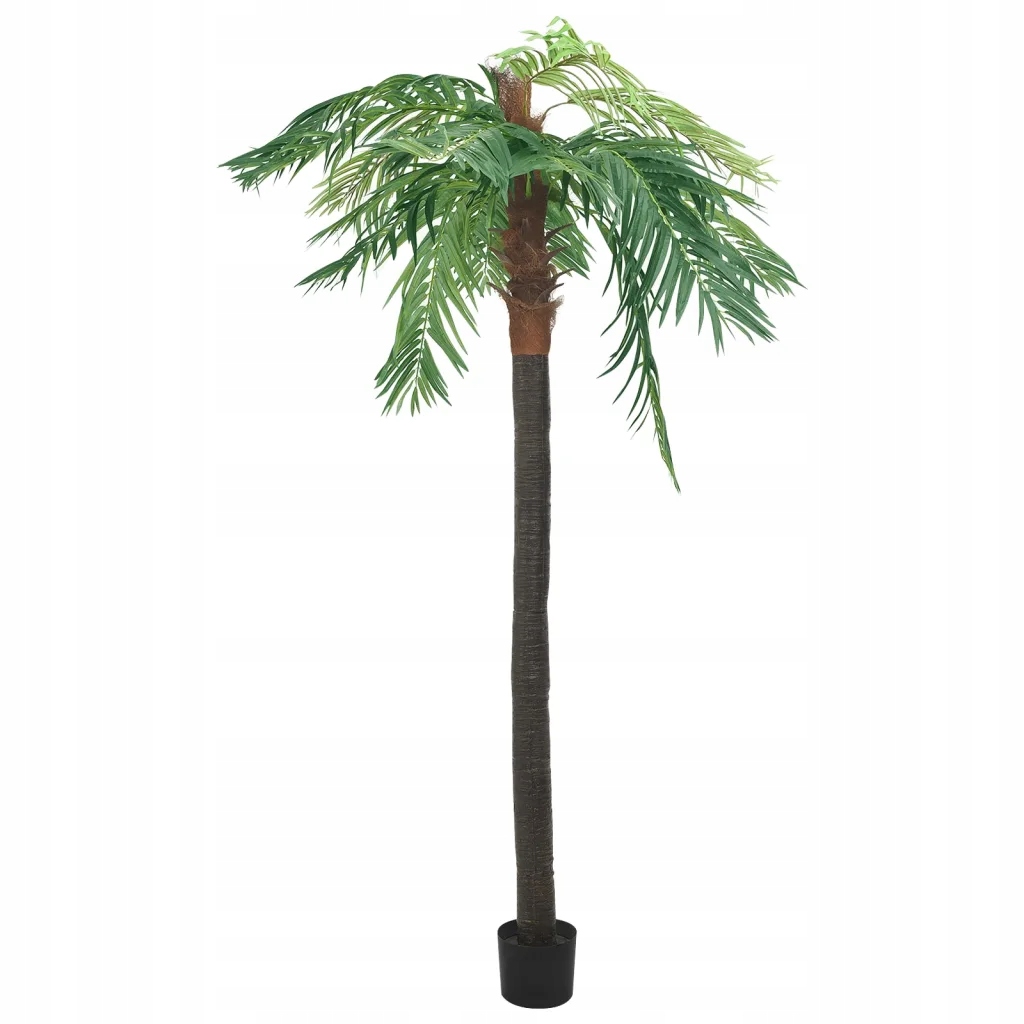 Umělá datlová palma, výška 295-305 cm, barva zelená, s černou D