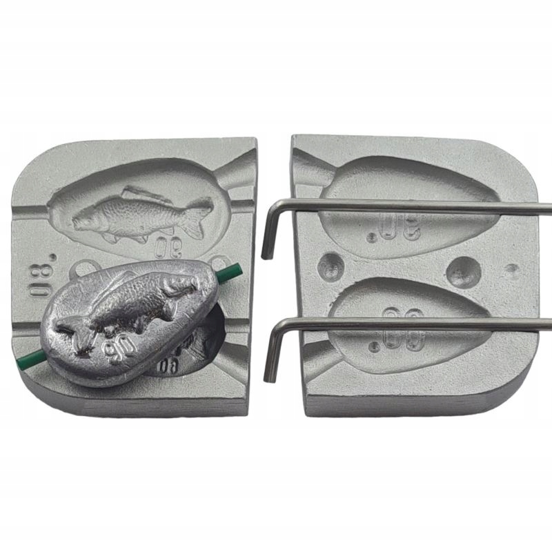 Forma do odlewania ciężarków przelotowych 60 90 g (F-08)