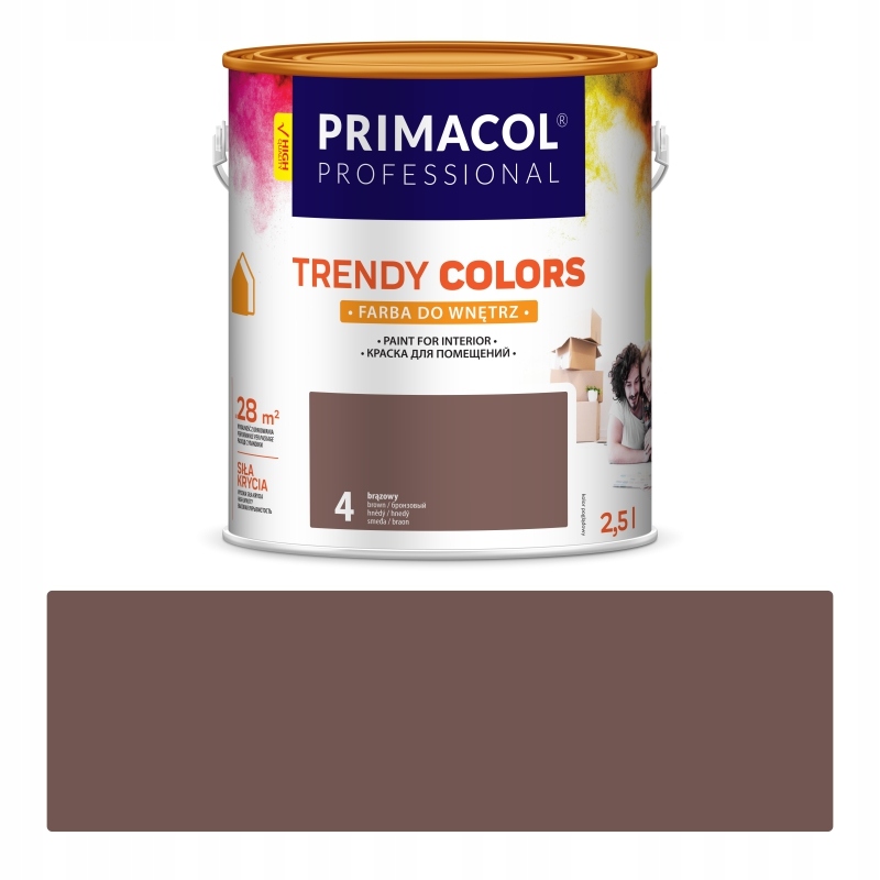 

Farba Trendy Colors 2,5L Brąz