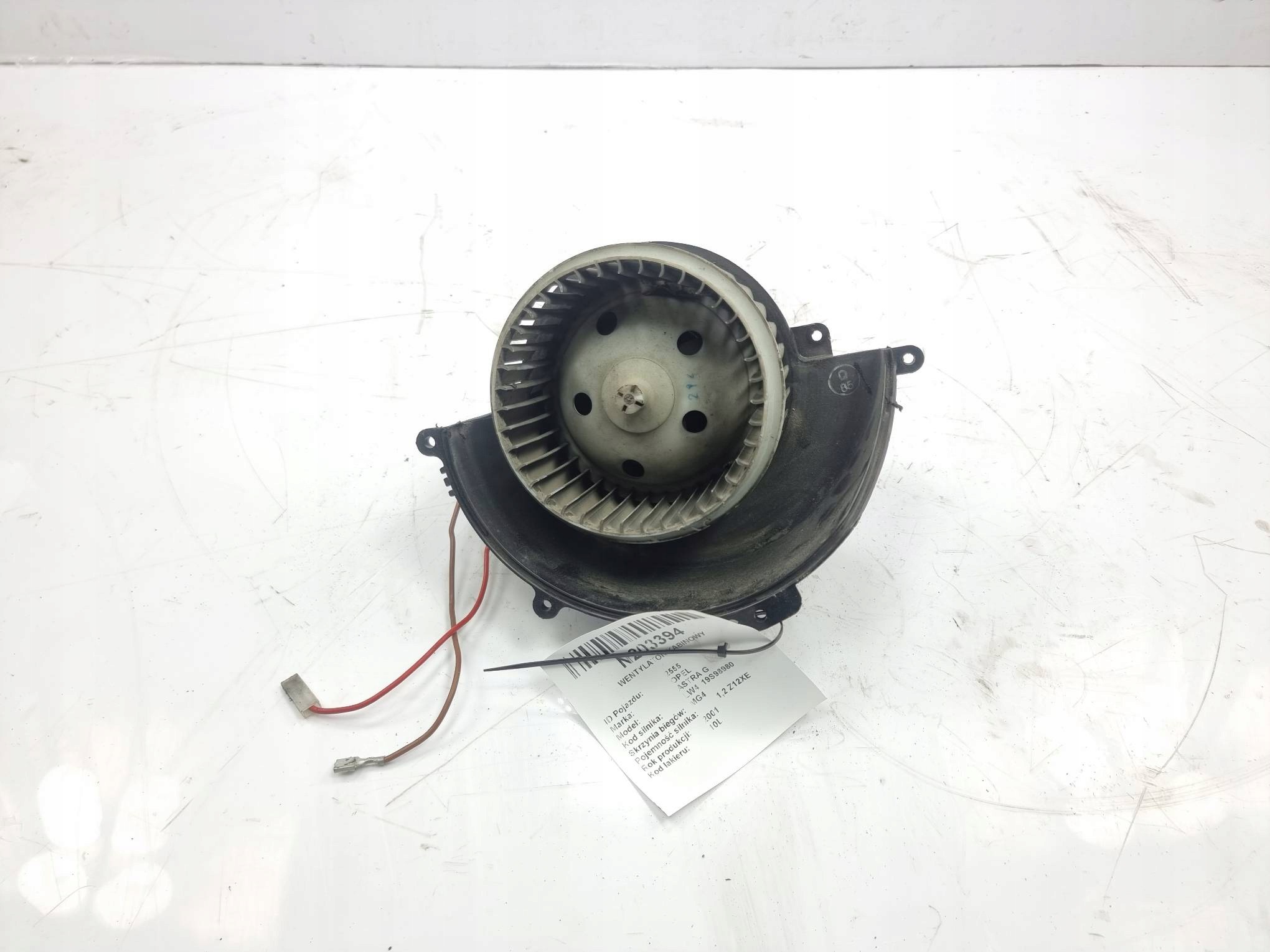 fan cab 52485311 OPEL ASTRA G
