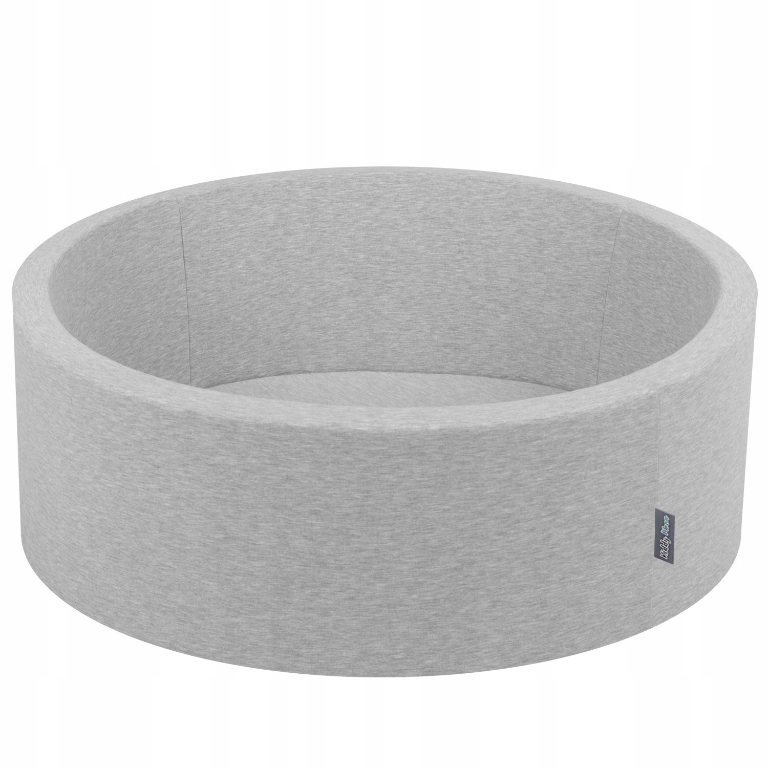 KiddyMoon Suchy basen okrągły szary Dla Dzieci