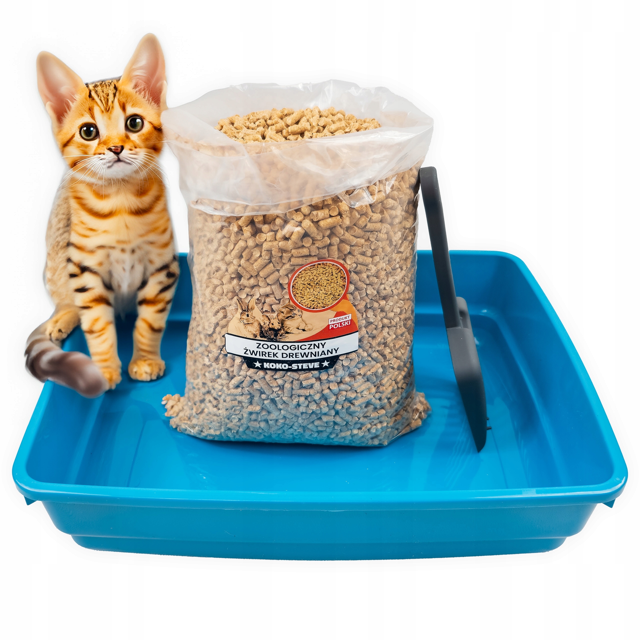 Levně Světlý Stelivo Obal Na Záchod Pro Kočku Pro Kočky 75L