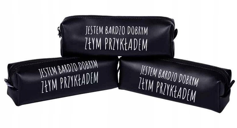 Saszetka Szkolna PIÓRNIKI Dziecięce TUBY Piórnik - Jestem Bardzo Dobrym...