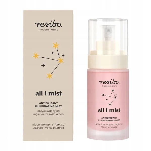 Resibo All I Mist, antioxidační rozjasňující mlha, 30 ml