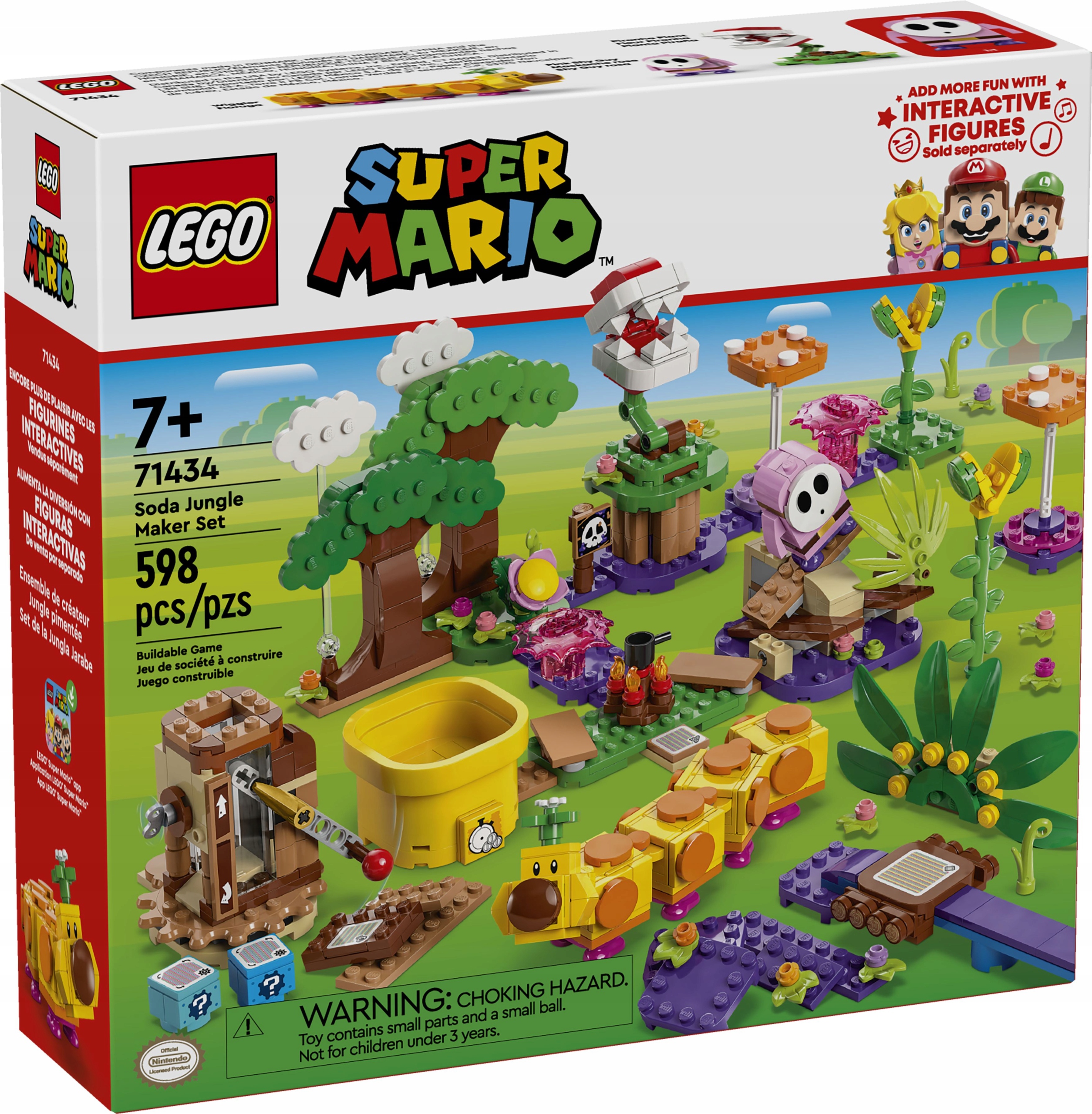 Lego 71434 Mario Soda Jungle Zestaw Twórcy Maker Set Nowy