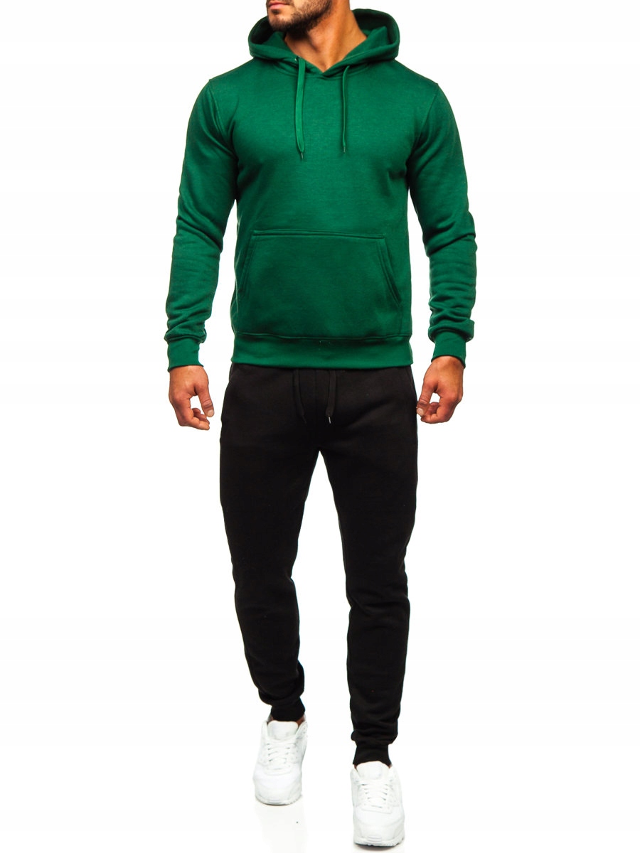 Teplákovka Tepláková Souprava Tmavě Zelená D002 DENLEY_2XL