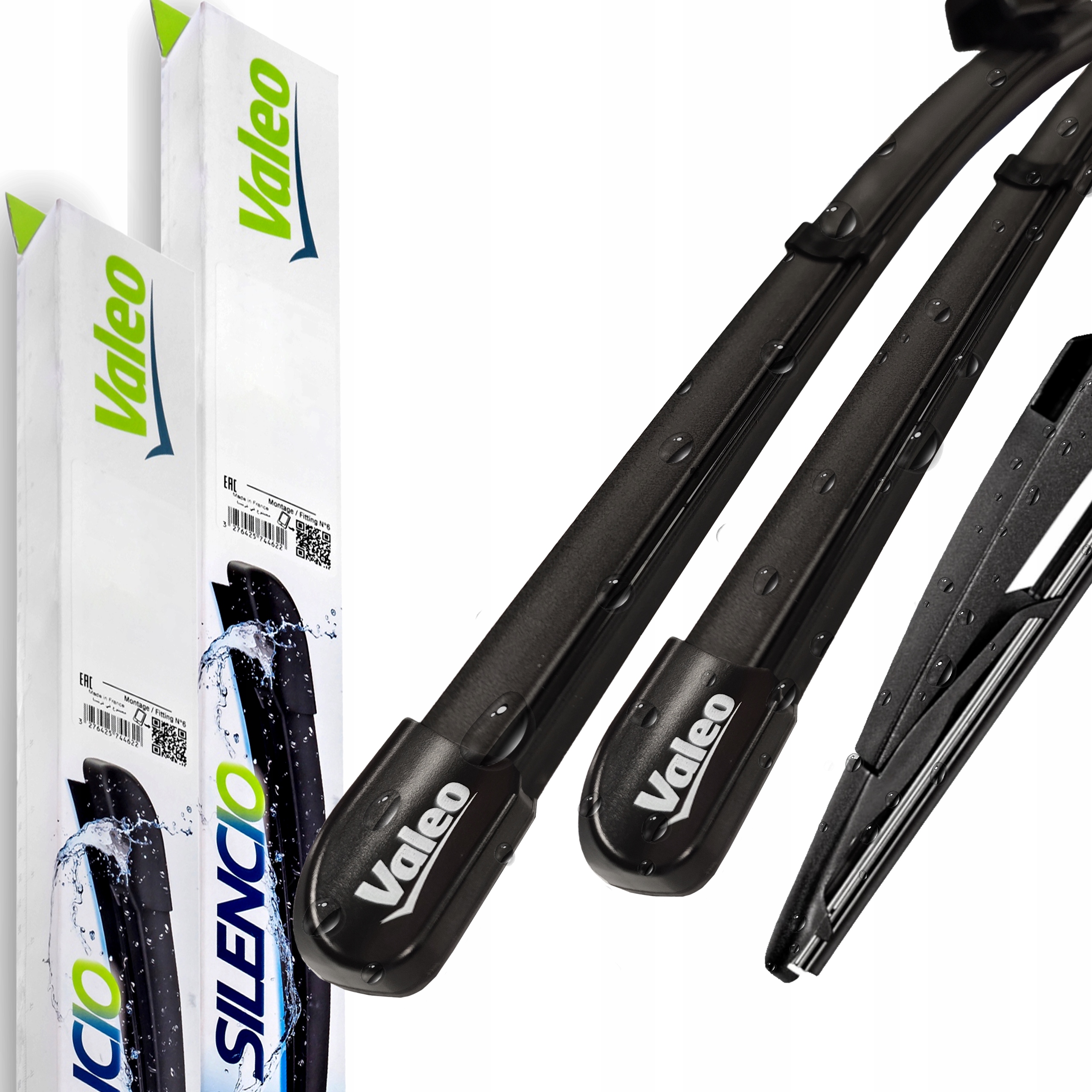 Valeo Silencio Wycieraczki przód tył Seat Altea XL 2006-2015