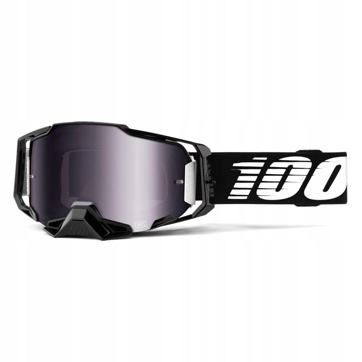 100 % Armega Black Mirror Silver okuliare