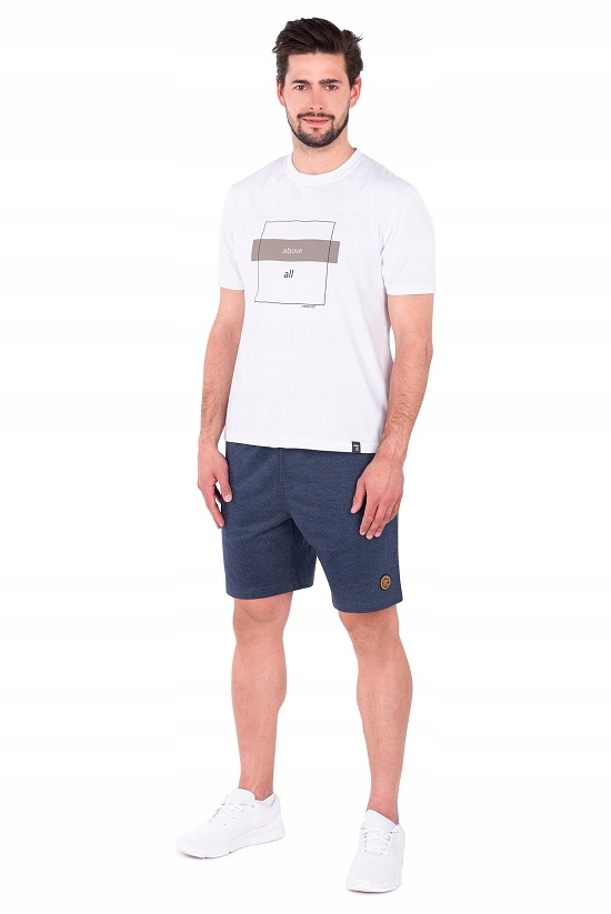 Krátké kraťasy kraťasy Mathias Námořnická Modrá melírované 5