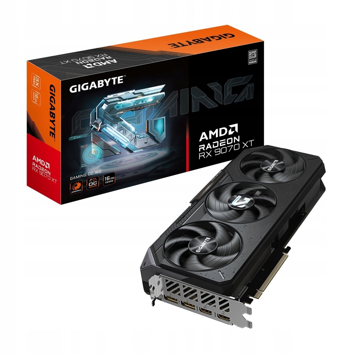 Grafická karta Radeon Rx 9070 Xt Gaming Oc 16GB GDDR6 256bit 2DP/2HDMI
